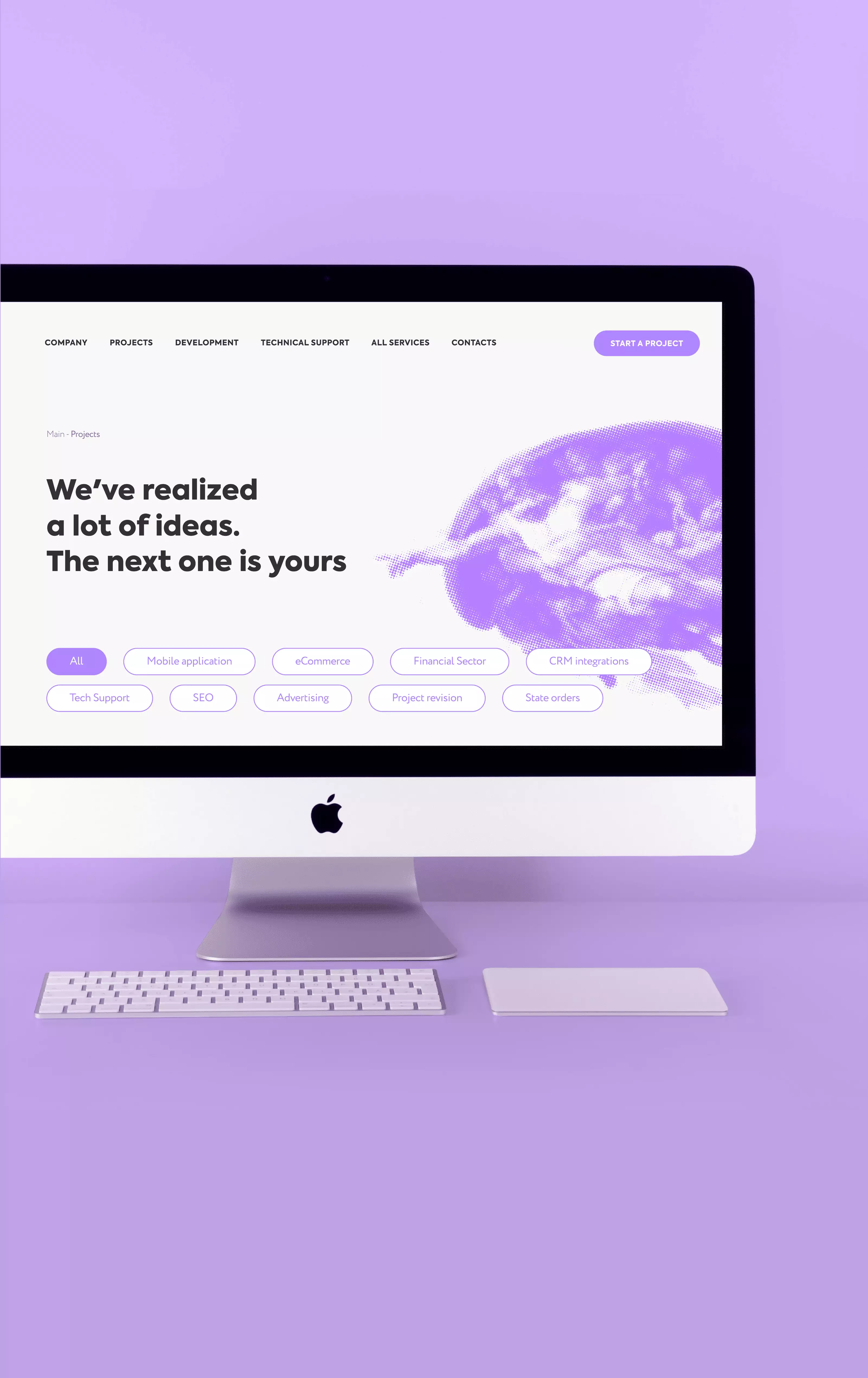 Optimal Group website storytelling page screenshot