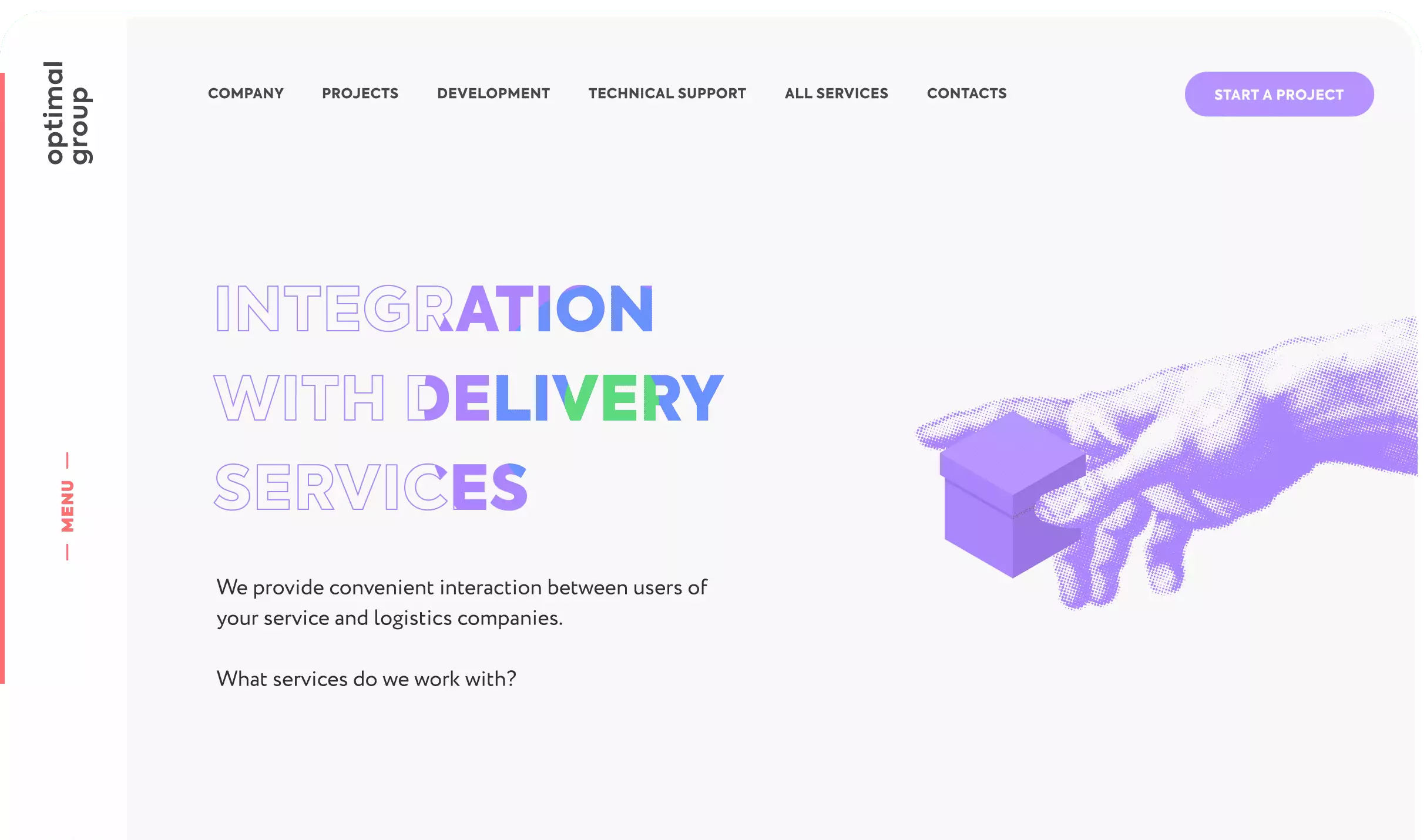 Optimal Group integration animation visual