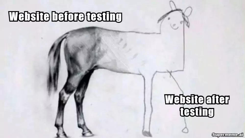 Think of website testing